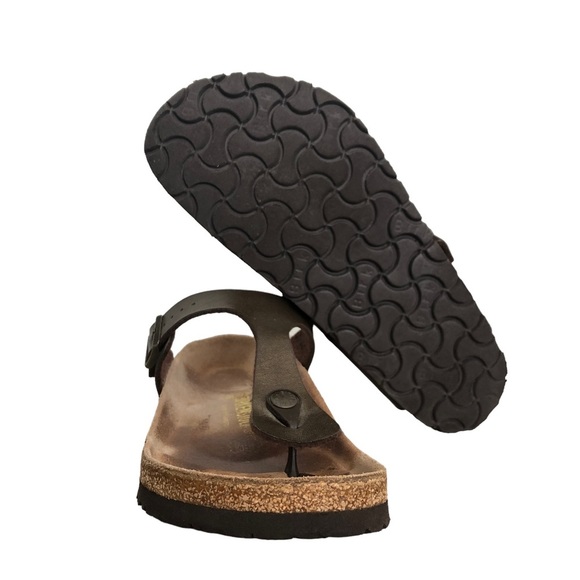 BIRKENSTOCK‎ Brown Gizeh T strap Thongs SANDALS Size EUR 38 US Womens 7 - Picture 6 of 6